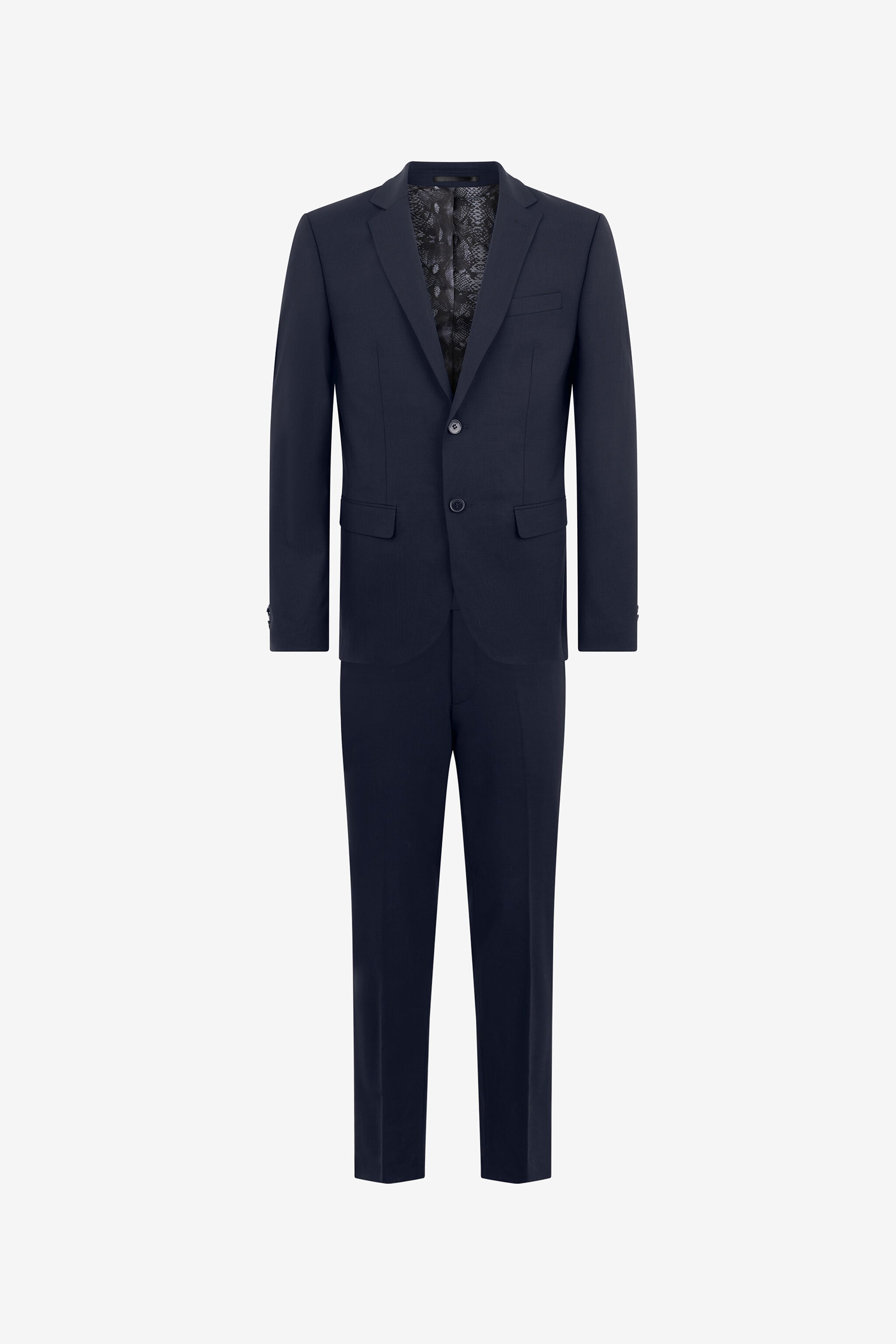 RC Dark Blue Tailored Wool Suit RC Dark Blue Tailored Wool Suit NAVY QOT40N-FEO01