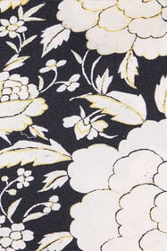 RC Silk-Blend Cardigan With Flowers Black/White VQM909-MQ002