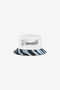 JU Zebra-Print Logo Bucket Hat JU Zebra-Print Logo Bucket Hat MILKY/BLUE OJZ014-ISA2J