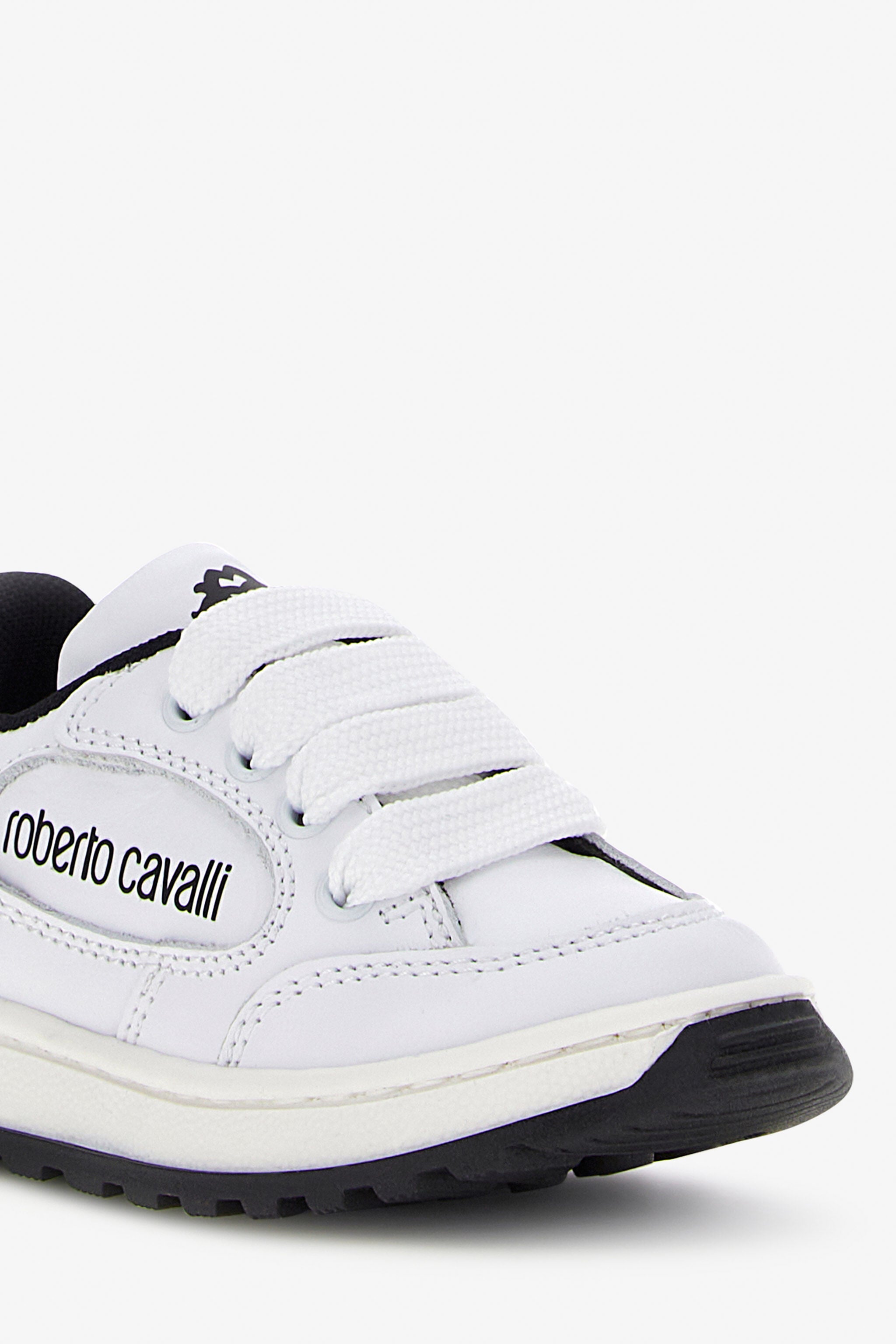 JU RC Logo Sneakers JU RC Logo Sneakers White/black SJS00O-PZJ02