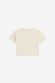 JC T-Shirt Avorio Con Stampa e Logo IVORY PRISTINE WFT63X-JD060