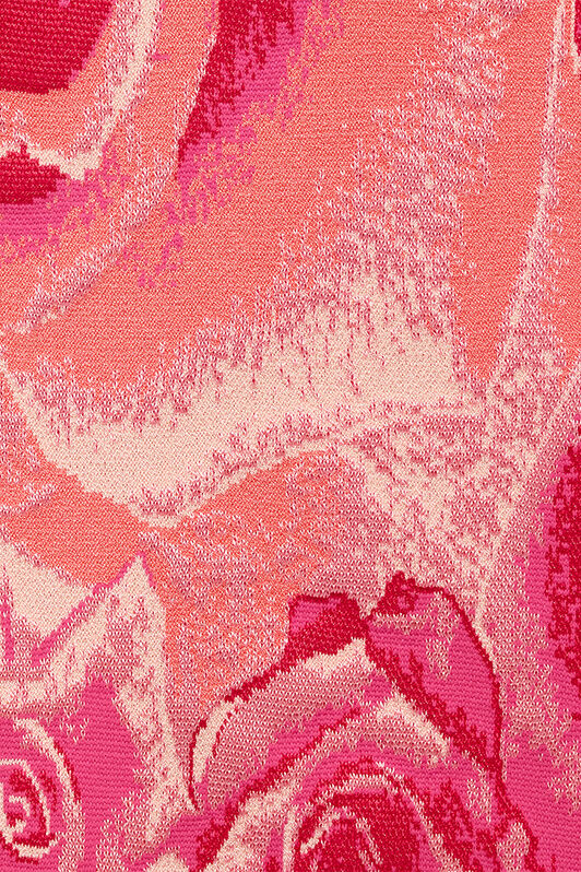 RC Mini Abito Con Stampa Garden Rose Fucsia UKM102-MI011