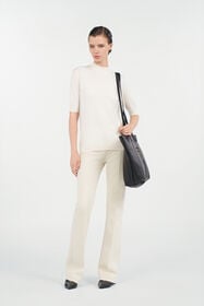RC Cotton sweater Ivory UWM609-WH003