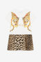 JU Jaguar And Leopard-Print Dress JU Jaguar And Leopard-Print Dress White OJT168-ISA2J