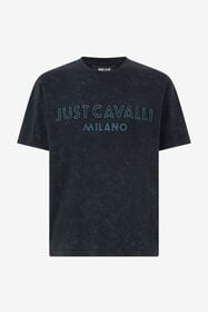 JC T-Shirt With Logo Black UFT027-UF047