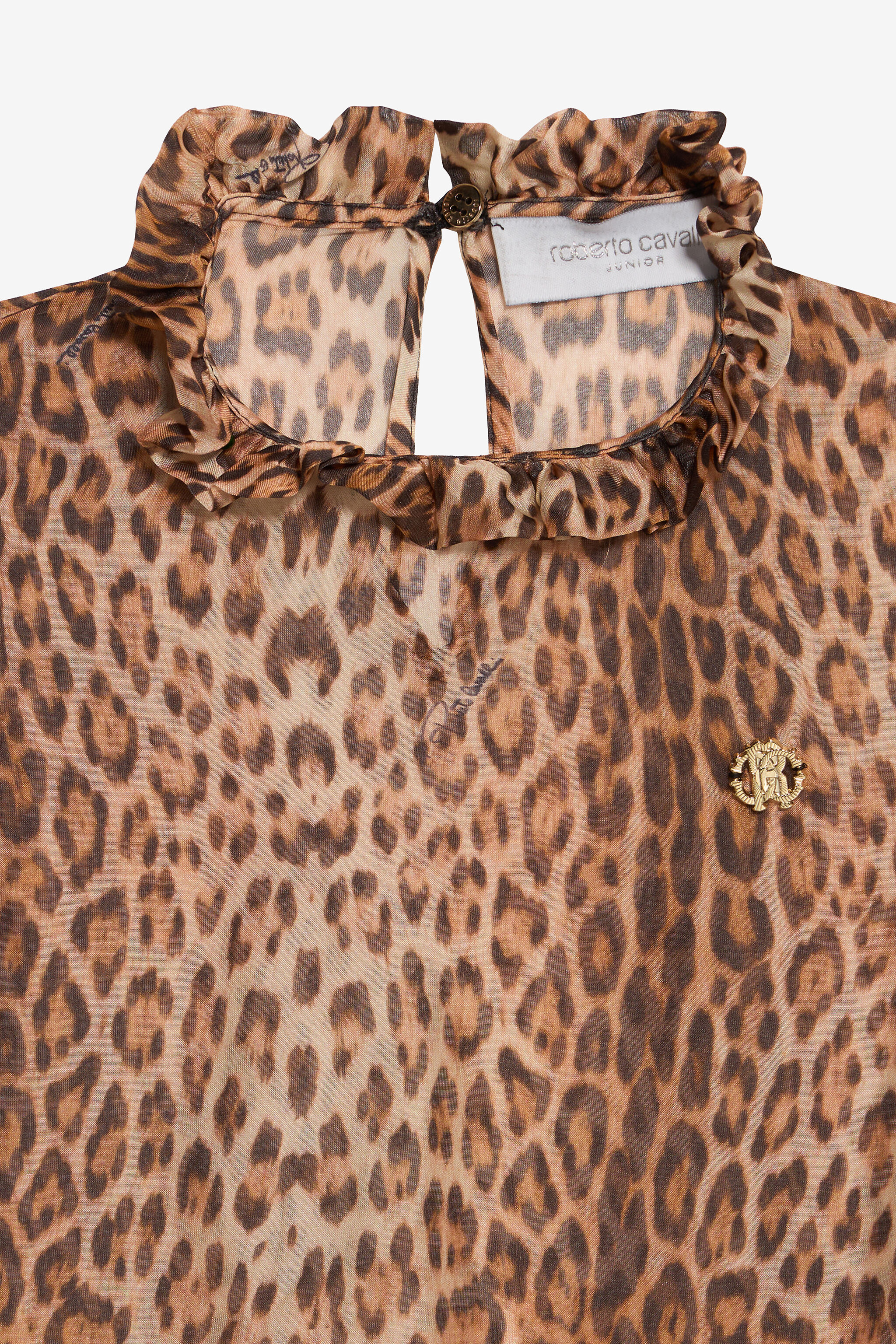 JU Leopard Print Silk Blend Shirt JU Leopard Print Silk Blend Shirt NATURAL VJT70D-2NO52
