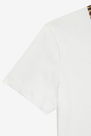 JU T-shirt en coton avec détail MILKY WHITE VJT62H-JD001