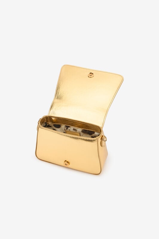 JU Mini Bag With Mirror Snake Monogram JU Mini Bag With Mirror Snake Monogram GOLD UJB00B-ABJ04