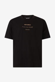 JC T-Shirt With Custom Print Black UFT036-UF056