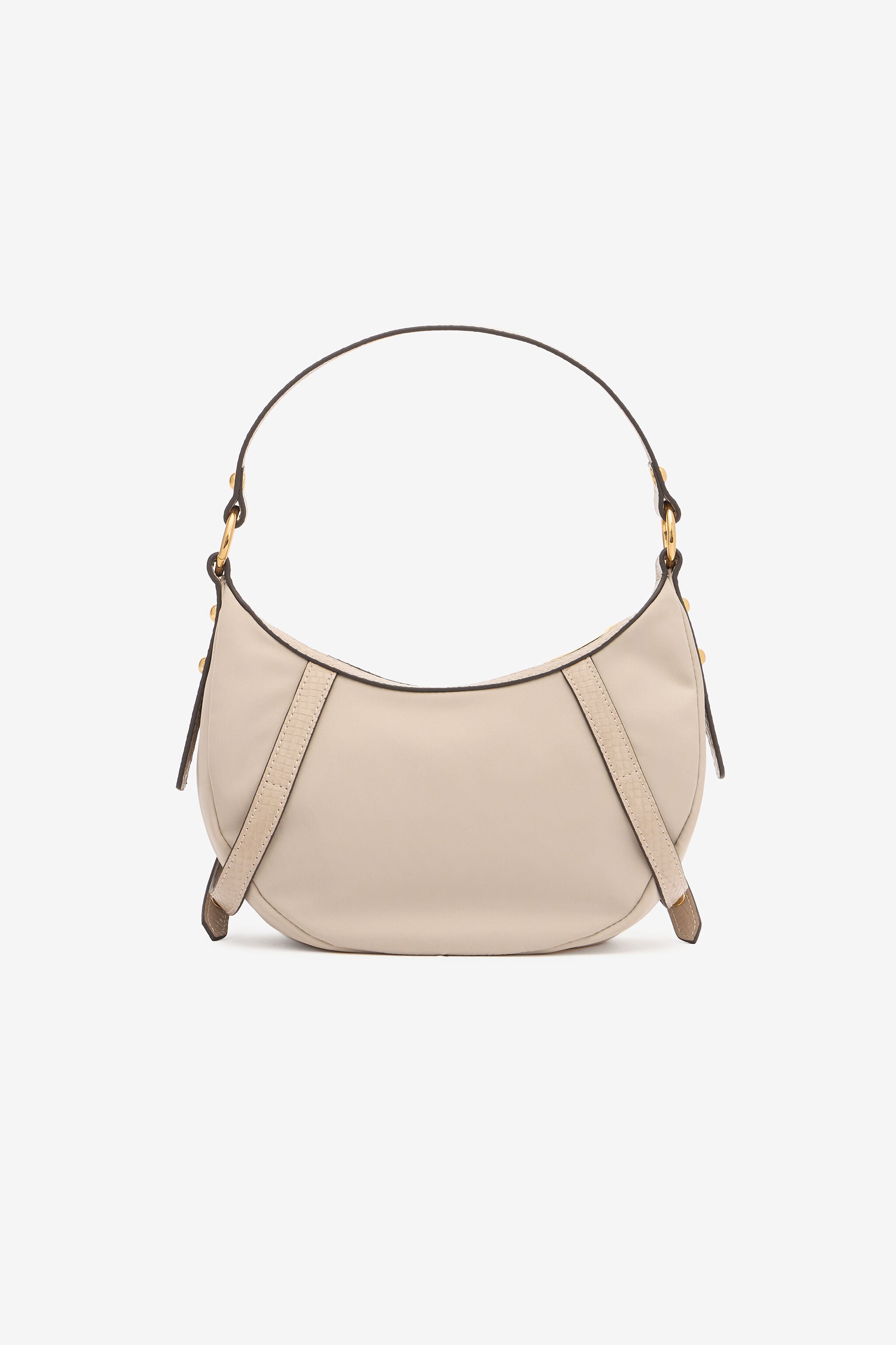 JC Hobo Bag With Straps And Logo Light Brown UFB095-UF464