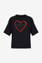 RC Black T-Shirt with Heart Logo RC Black T-Shirt with Heart Logo Black SKT62C-JD062