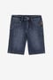 JU Logo-embroidered dark-wash shorts JU Logo-embroidered dark-wash shorts Medium blue QJJ276-DS015