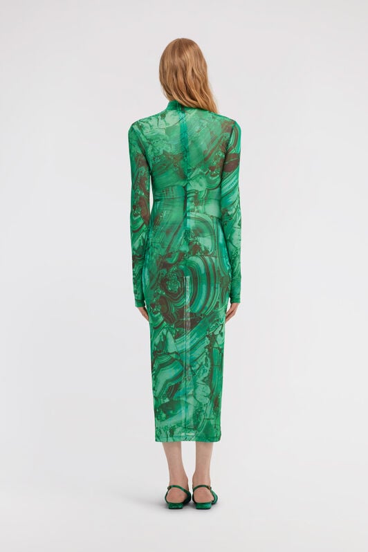 RC Malachite Print Dress RC Malachite Print Dress Green TKT130-6HN06