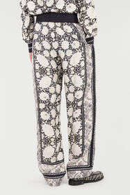RC Pants With Floral Print Black/White VNT266-4QP93