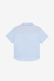 JU Chemise Avec Écusson Monogramme RC Et Lettrage Bleu clair UJT700-FN053