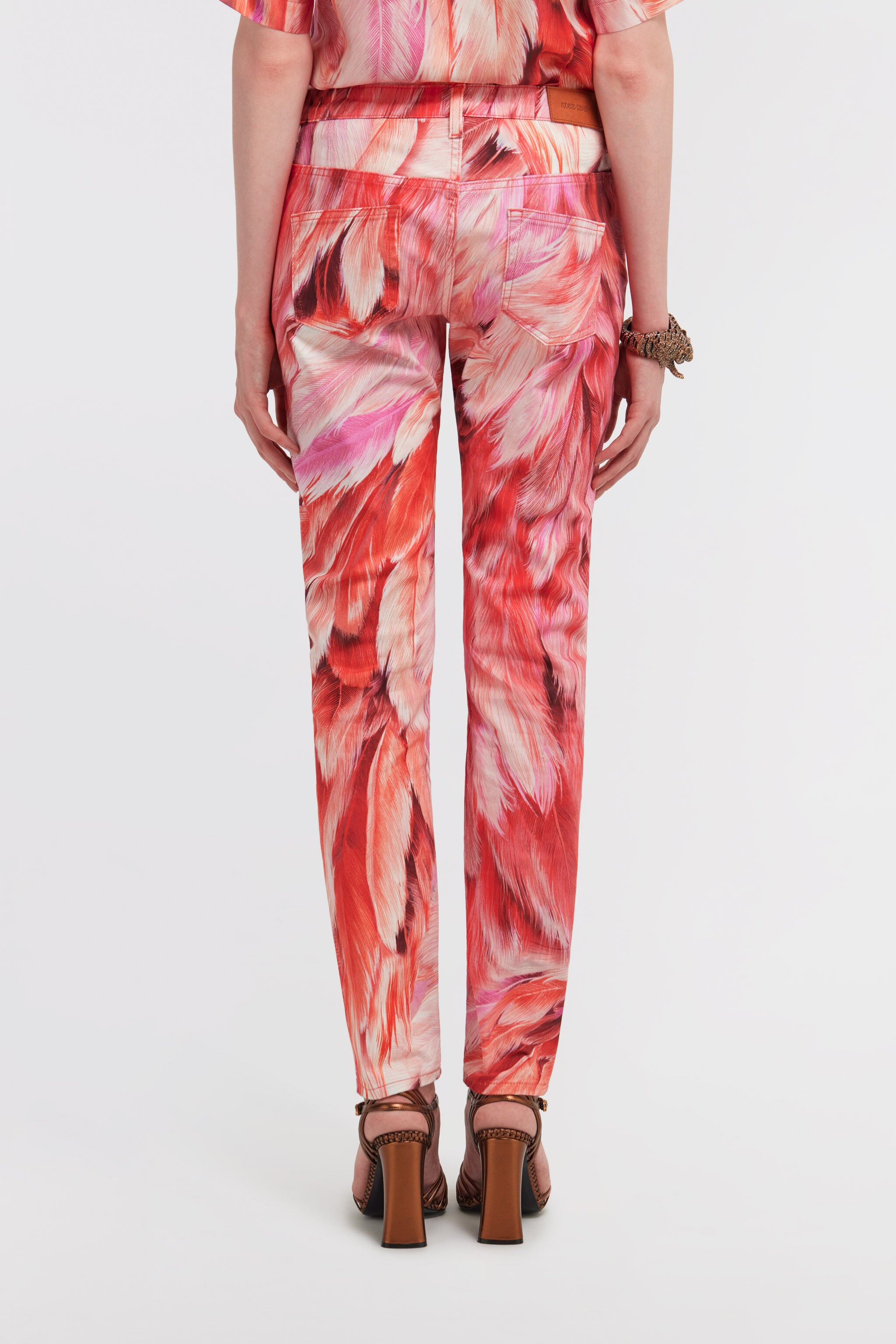 RC Plumange Print Jeans Fuchsia SWJ232-DAL71