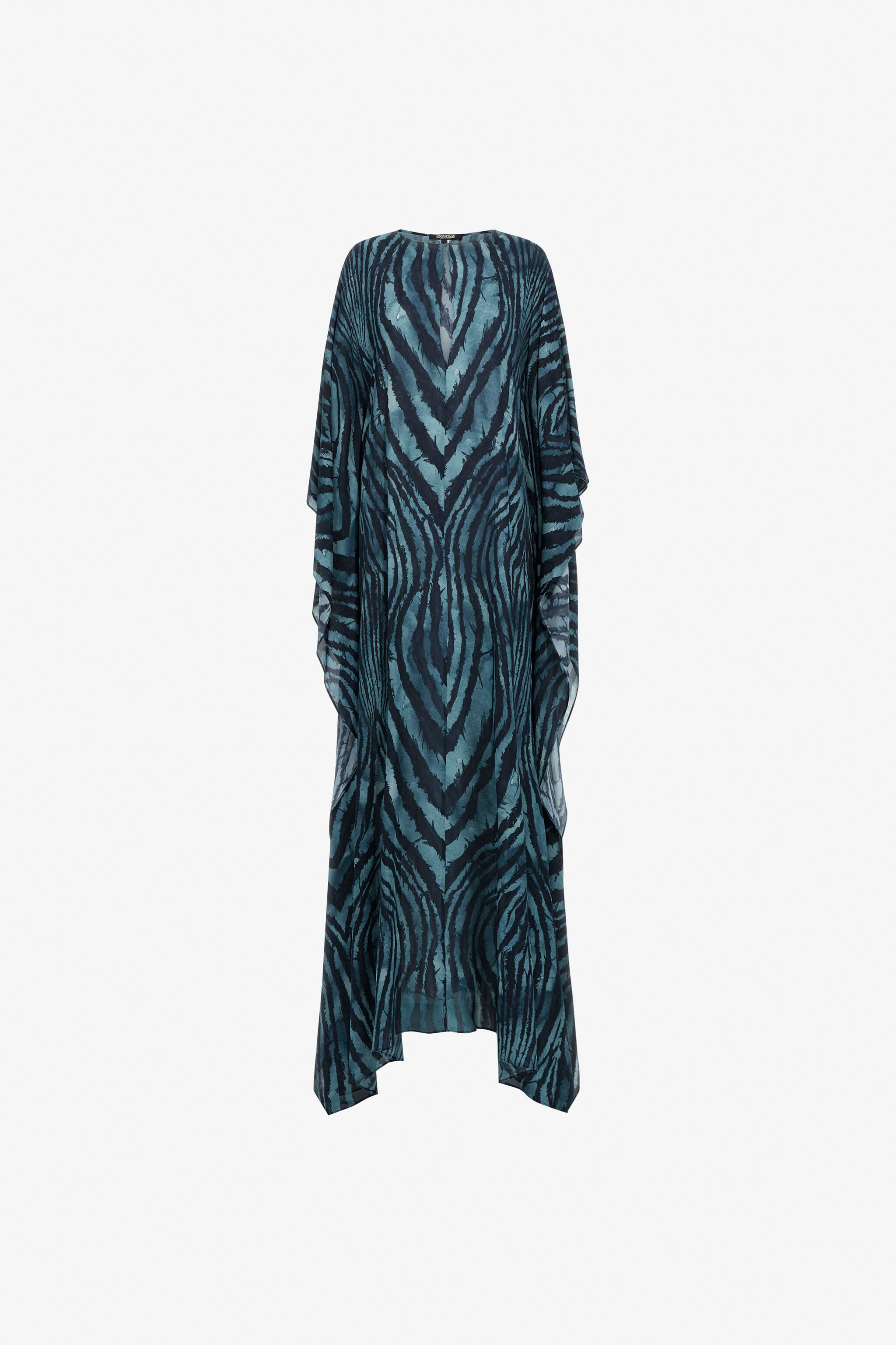 RC Kaftan with devorè effect RC Kaftan with devorè effect Azul oscuro SKT144-7HL78