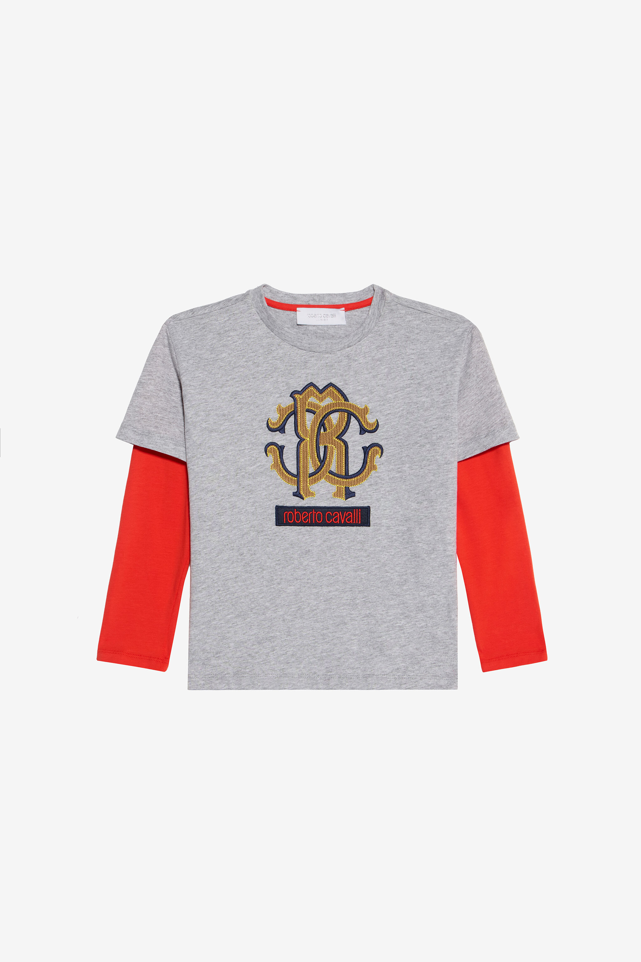 JU T-Shirt With Monogram RC GREY MELANGE VJT60F-JD001