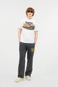 JC Pantalones Jogger Con Detalles Personalizados Negro UFT001-UF015