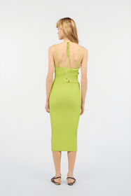 JC Rib-Knit Midi Dress Light green UFT165-UF231