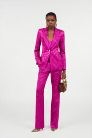 RC Top with Lace Detailing FUCHSIA WQT605-SE042