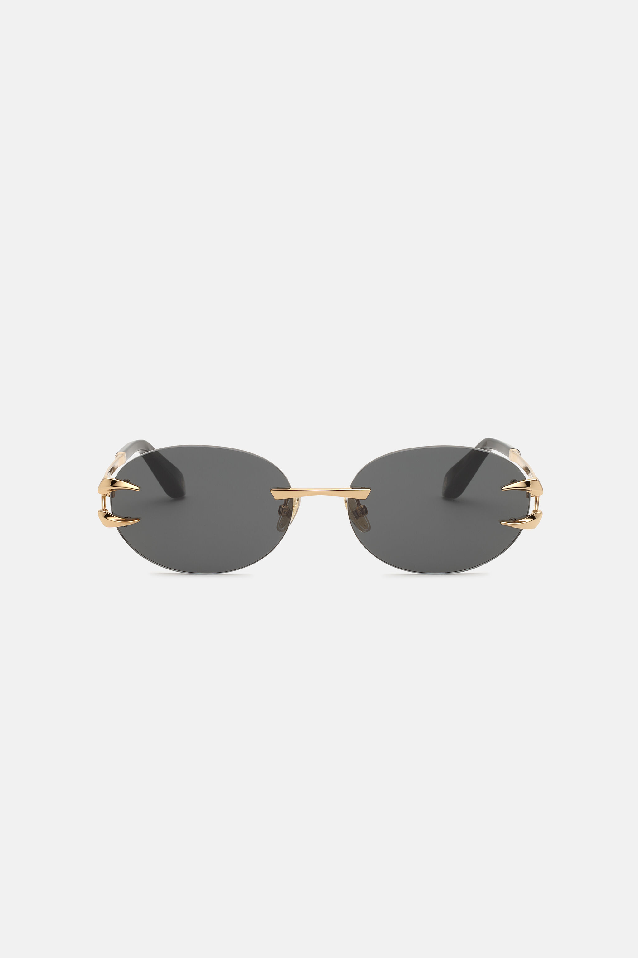 RC Round shape rimless sunglasses SHINY ROSE GOLD BK VALD15-ID254