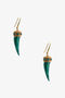 RC Pendientes Fang esmaltados en malaquita RC Pendientes Fang esmaltados en malaquita Verde TKG014-AM021
