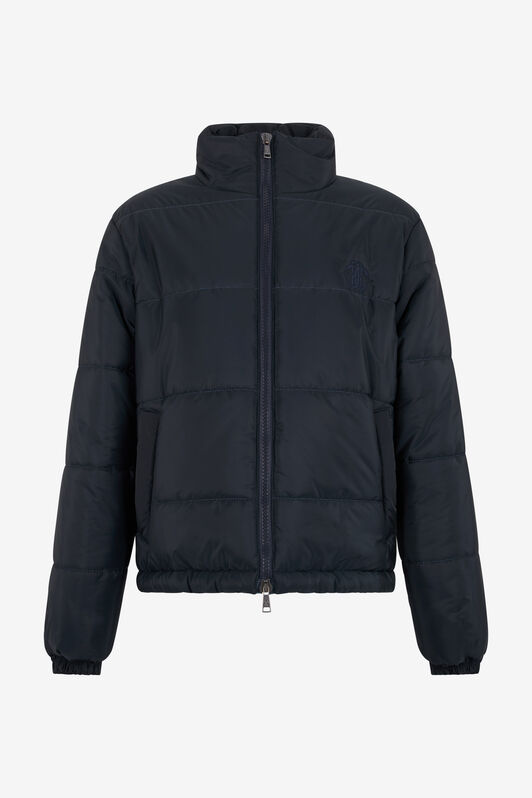 RC Marineblaue Steppjacke mit Stehkragen und Reißverschluss RC Marineblaue Steppjacke mit Stehkragen und Reißverschluss DENIM TOT40D-FT143