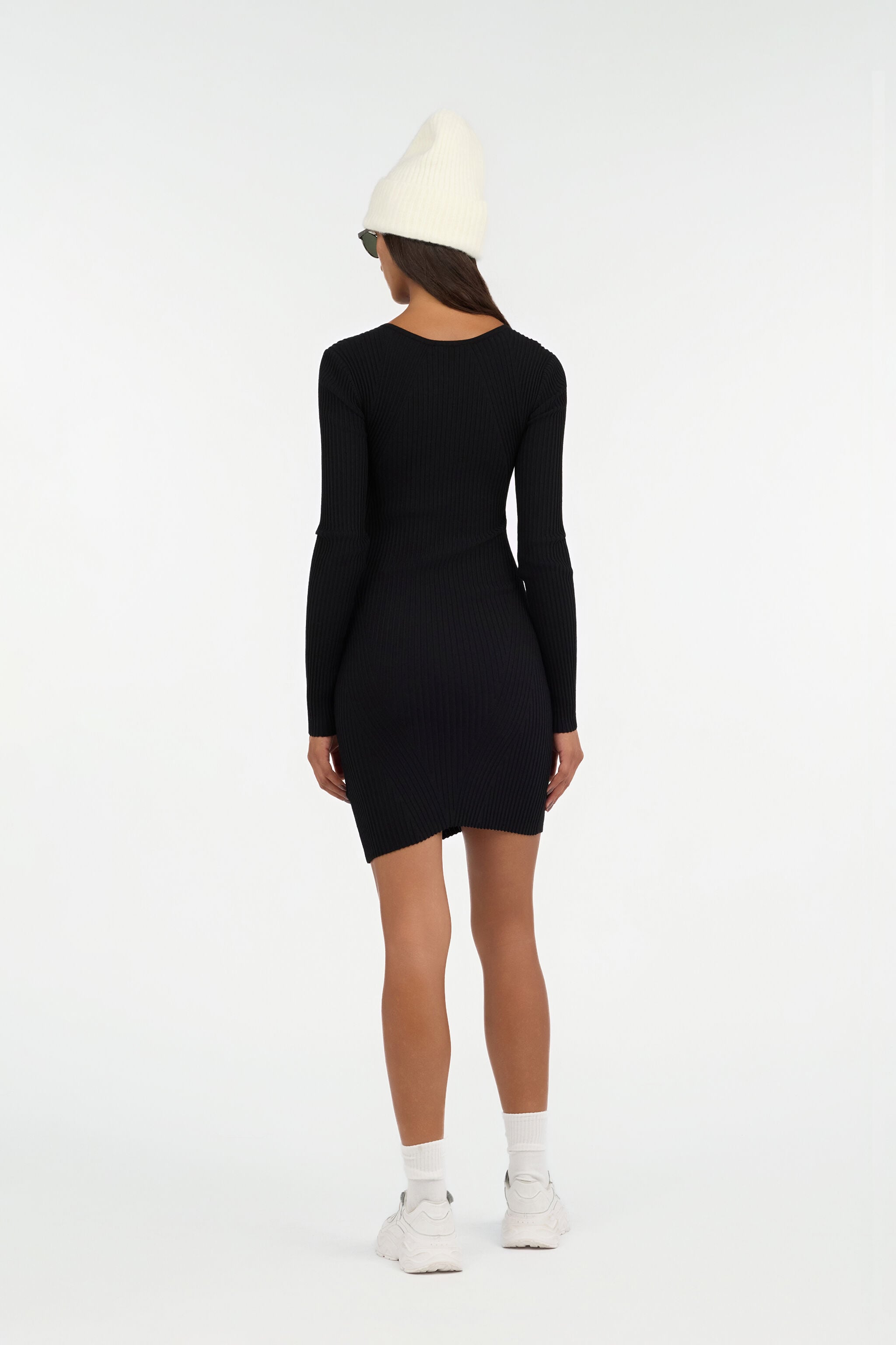 JC Black Mini Dress With Cut-Out JC Black Mini Dress With Cut-Out BLACK VFT254-VF401