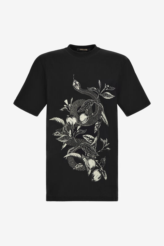 RC Lemon and Snake print t-shirt RC Lemon and Snake print t-shirt Schwarz SRT61F-JD060