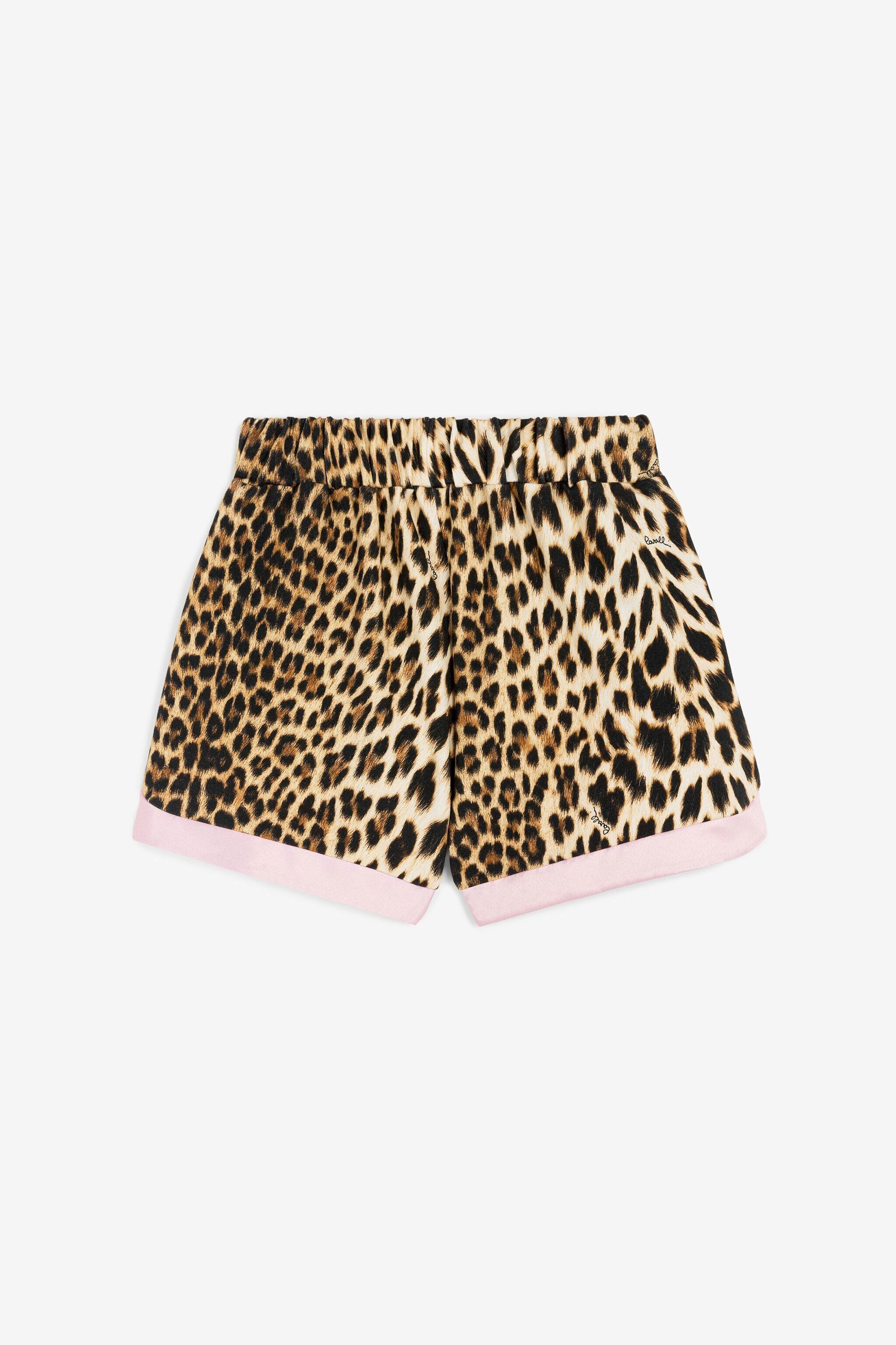 JU Shorts mit Leoparden-Print JU Shorts mit Leoparden-Print Rosa OJT20J-ISA2J
