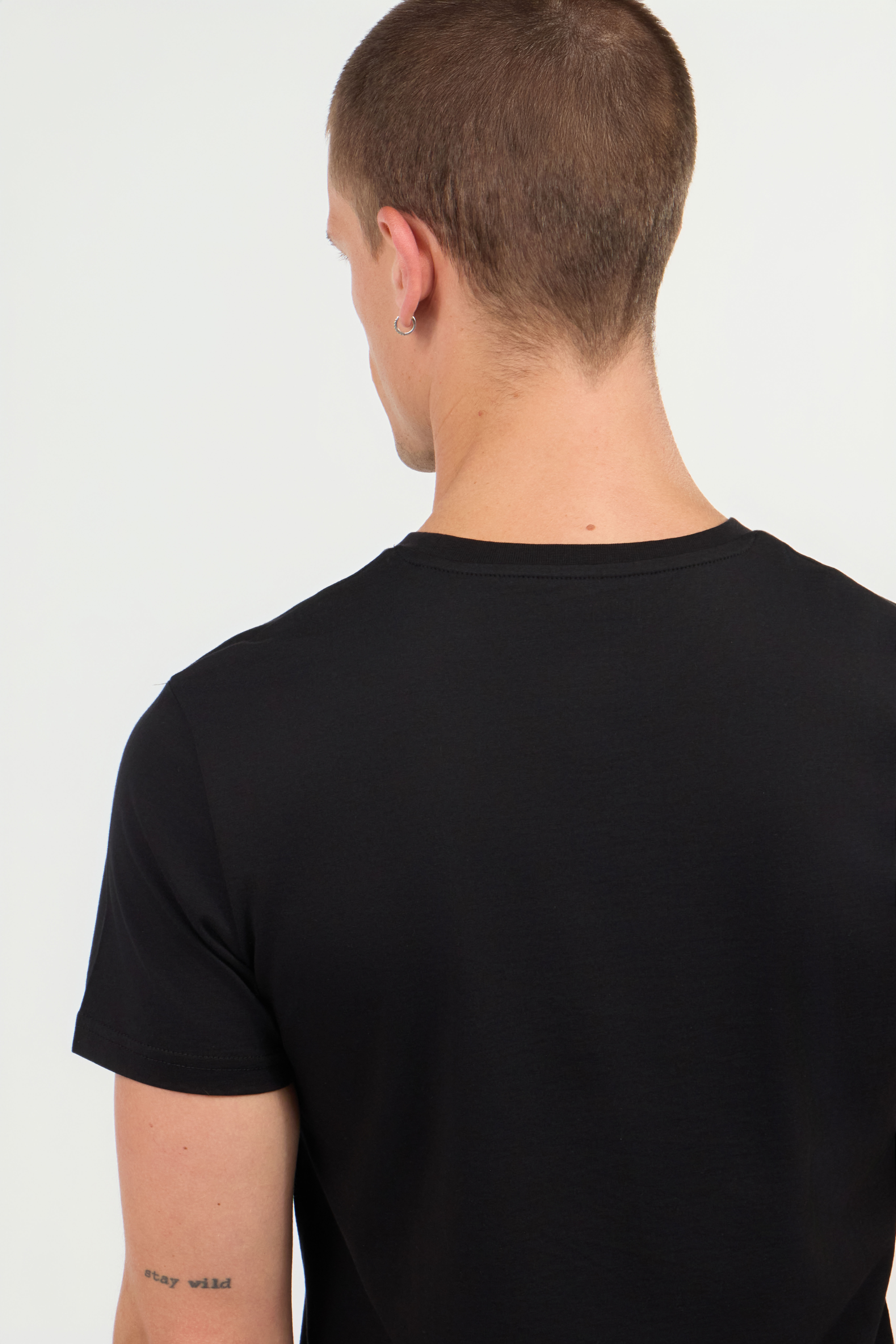 JC Black Underwear T-Shirt Two-Pack JC Black Underwear T-Shirt Two-Pack BLACK UFU003-UF095