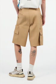 JC Pantalones Cortos Cargo Con Cinturón Marrón UFT012-UF032