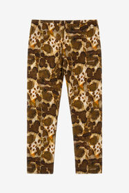 JU Pantalon imprimé Marron clair SJT221-JFI76