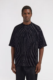 RC T-Shirt mit Freedom-Print Schwarz TRT62P-JD060