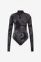 RC Bodysuit With Dragons, Flowers And Fans RC Bodysuit With Dragons, Flowers And Fans Black VKT60D-MA001