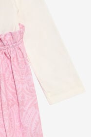 JU Vestido de algodón estampado MILKY WHITE/BABYROSE VJT105-JD001