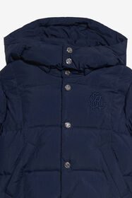 JU Chaqueta acolchada tipo puffer en azul marino BLUE MEDVL XJT42K-SB003