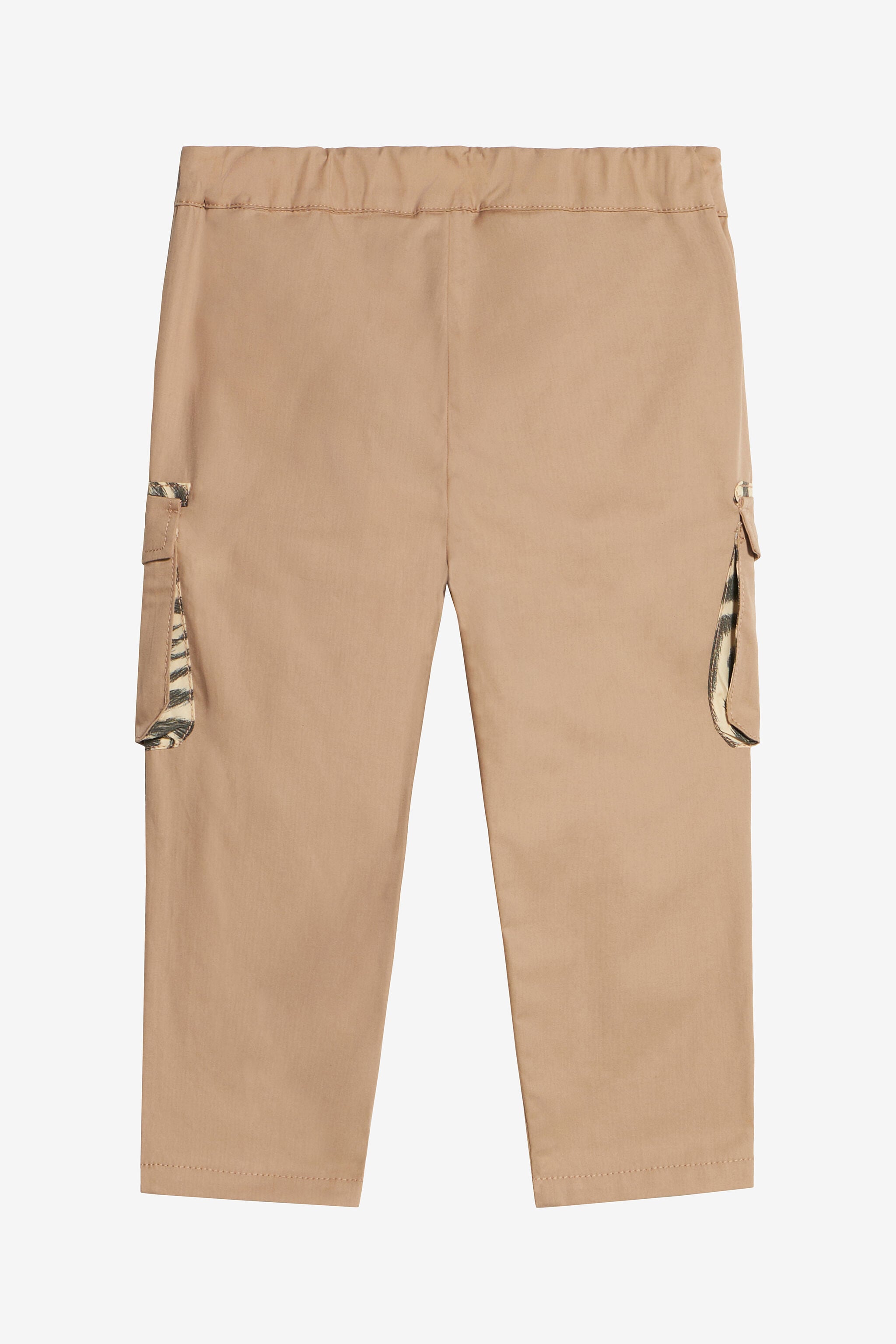JU Pants With Branded Patch JU Pants With Branded Patch BEIGE UJT215-CH008