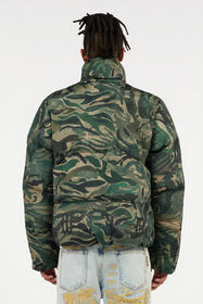 JC Chaqueta Acolchada Reversible con Estampado Tiger Camu BLACK VFT121-VF187