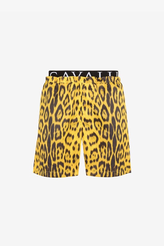 RC Leopard-print swim shorts RC Leopard-print swim shorts Yellow QRH00L-5RF53