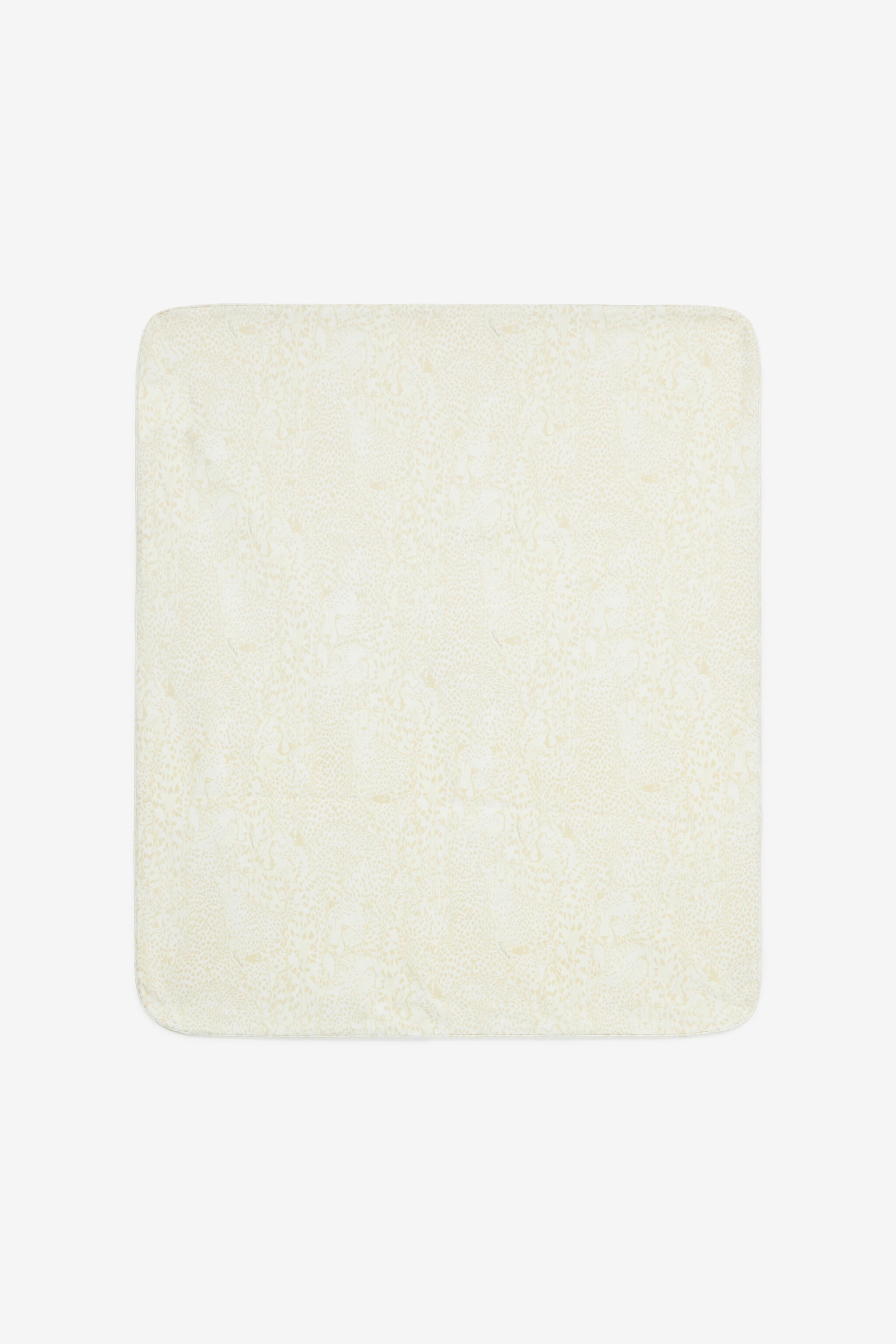 JU Blanket With Cheetah Print JU Blanket With Cheetah Print Ivory UJT802-JD001