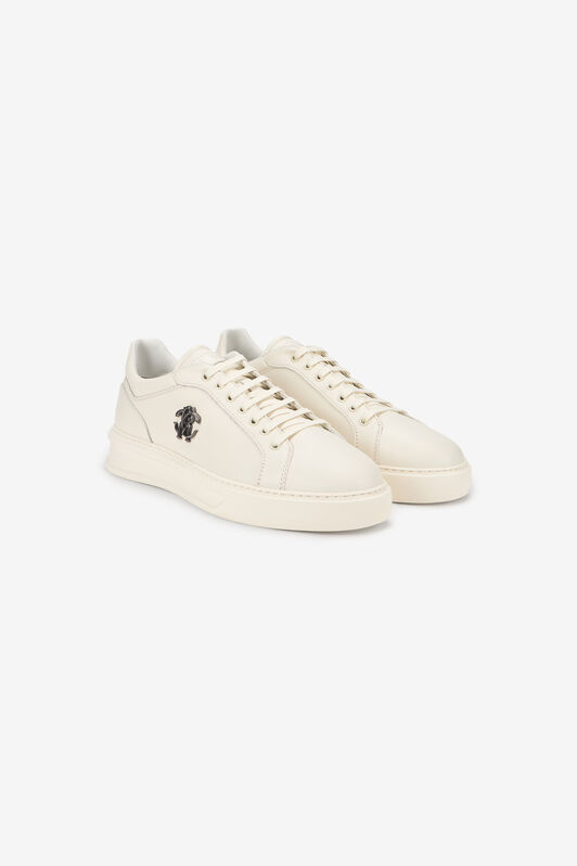 RC Sneakers avorio con monogramma RC RC Sneakers avorio con monogramma RC WHITE TOS00I-PZC15