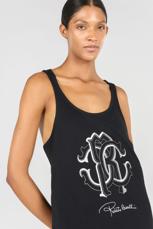RC Tanktop Mit Monogramm RC Schwarz OOT60E-JD060