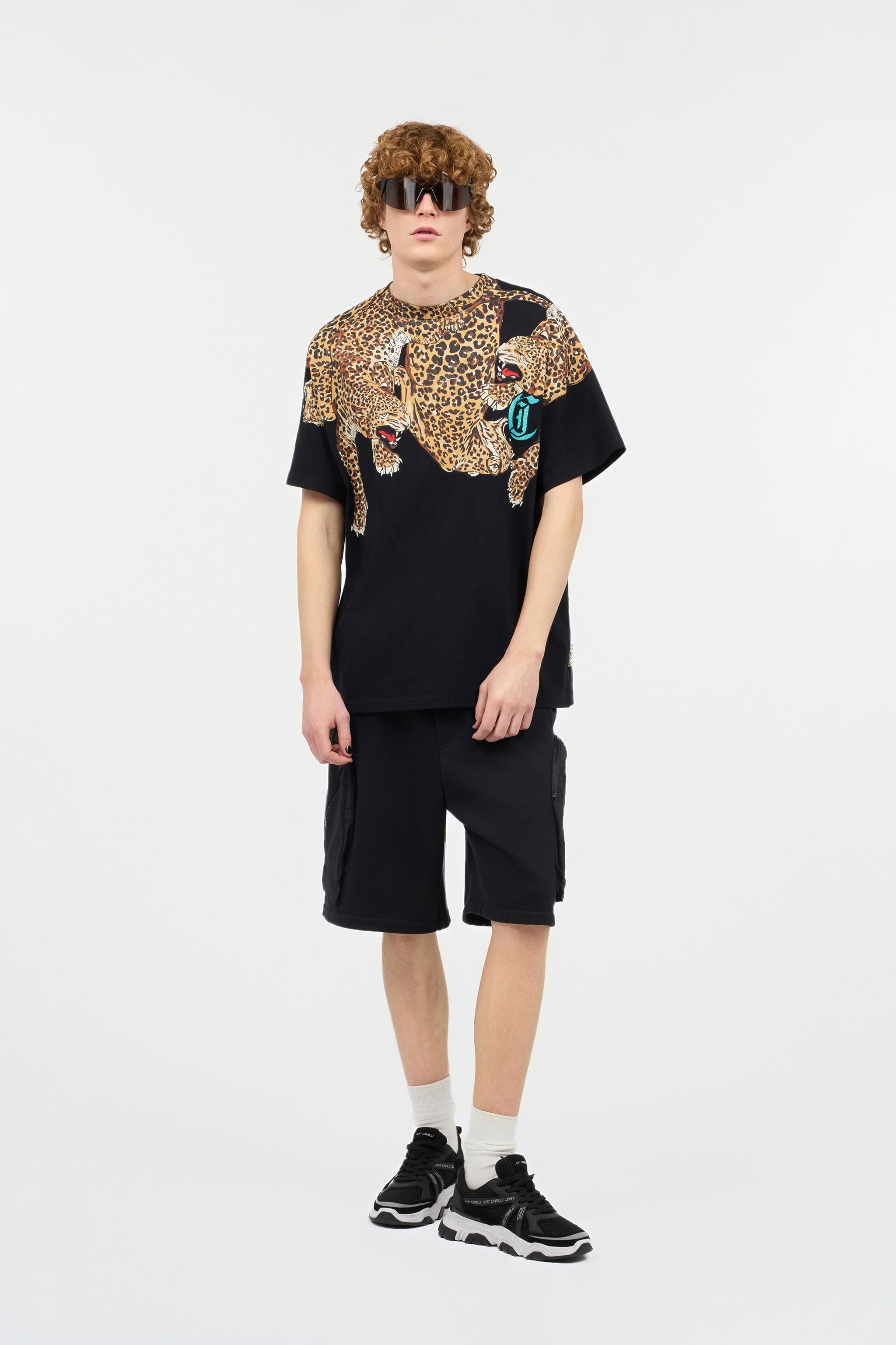 JC T-Shirt With Jaguars JC T-Shirt With Jaguars Black UFT034-UF054