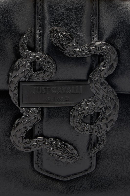 JC Small Crossbody Bag With Mirror Snake JC Small Crossbody Bag With Mirror Snake Black UFB058-UF427