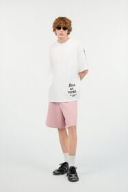 JC Sports Shorts With Logo Pink UFT009-UF029