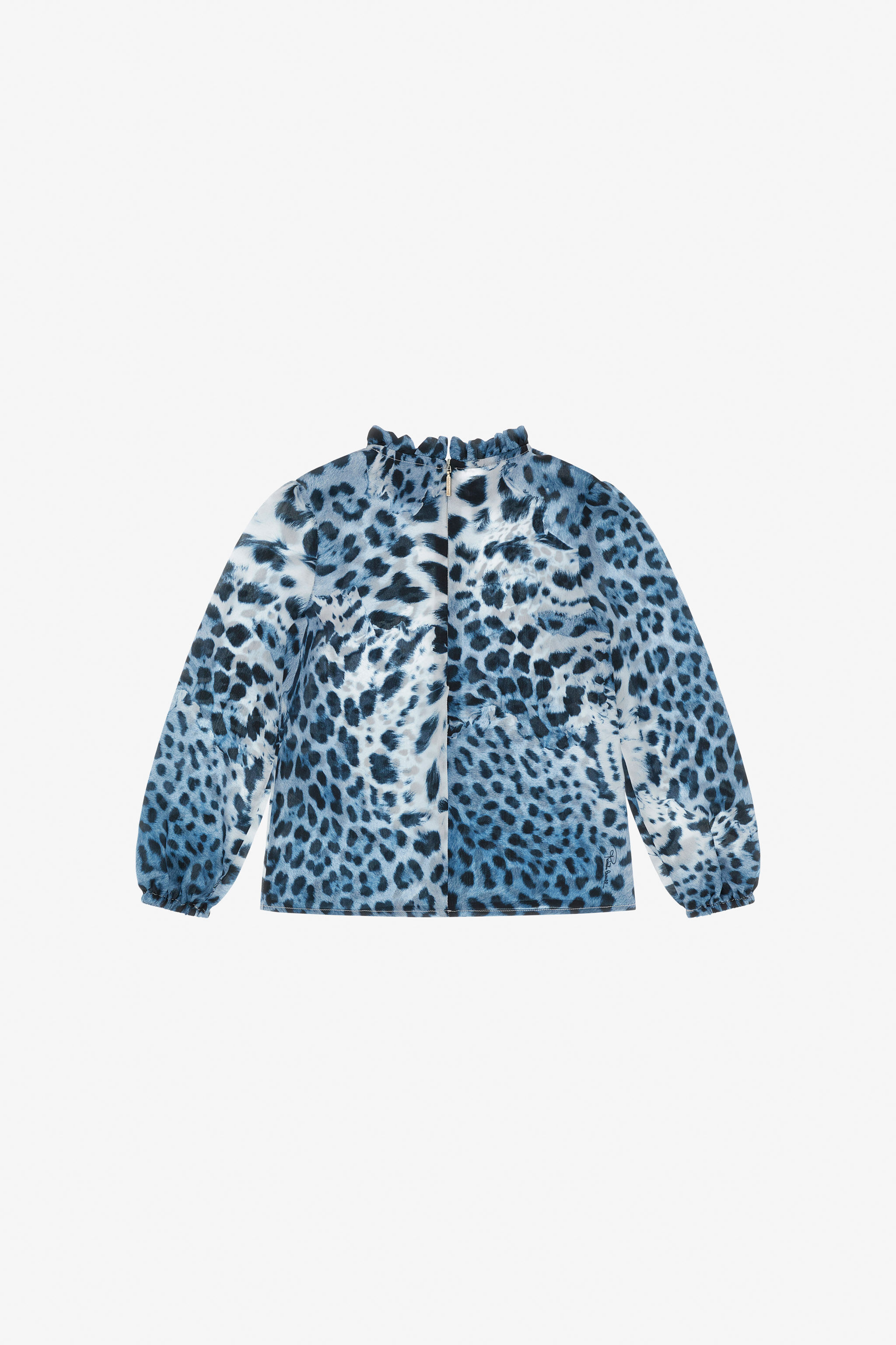 JU Blouse À Imprimé Jaguar Skin JU Blouse À Imprimé Jaguar Skin JAGUARSKIN BLUE TJT64V-2NM10