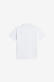 JU Polo Bianca in Cotone OPTICAL WHITE WJT61K-KB001