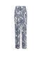 RC Iris print straight leg trousers RC Iris print straight leg trousers IVORY/DARK NAVY HQT211-ORM05